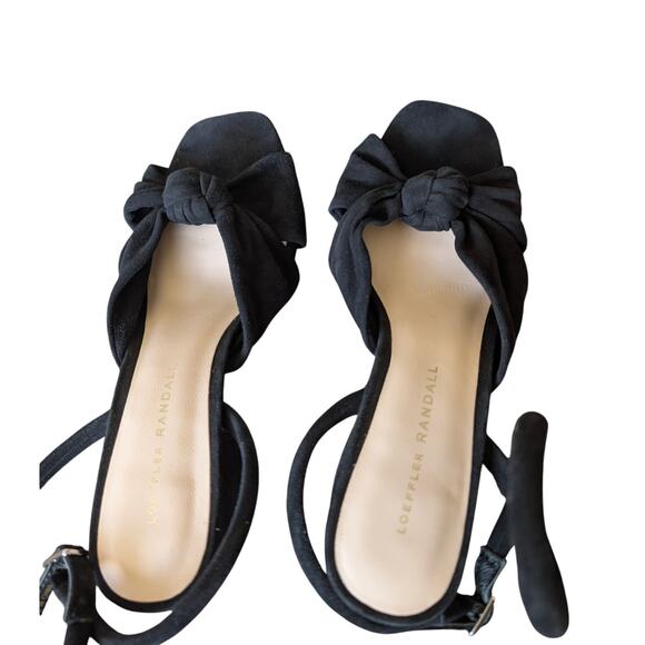 Loeffler Randall Fiamma Ankle Strap Sandal Black 6 - Picture 5 of 7